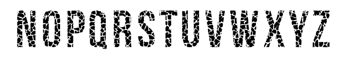 Giraffe Font 1 Regular Font UPPERCASE