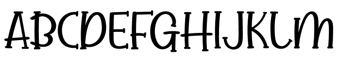 Giraffe Highlight Serif Font UPPERCASE