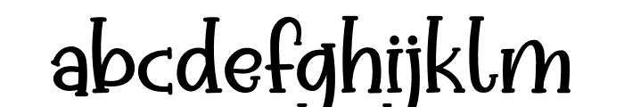 Giraffe Highlight Serif Font LOWERCASE