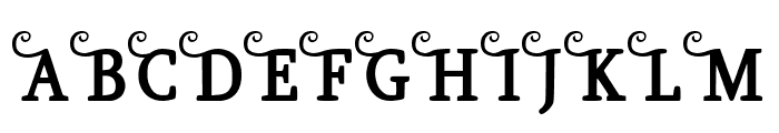 Girdens Font UPPERCASE