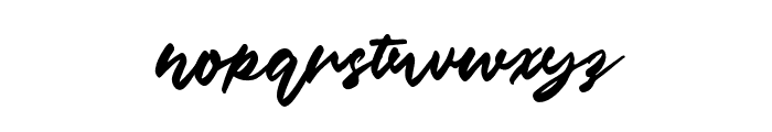 Girkin Script Font LOWERCASE