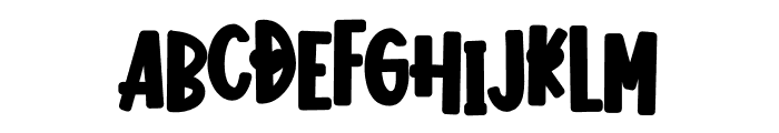 GirlfriendGiraffeCF Font UPPERCASE