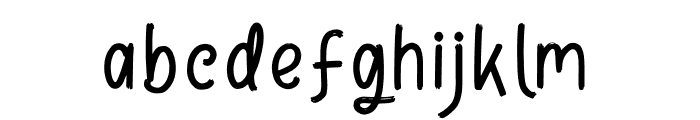 Girlthown Font LOWERCASE