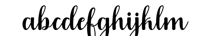 Girly Love Font LOWERCASE