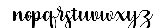 Girly Love Font LOWERCASE