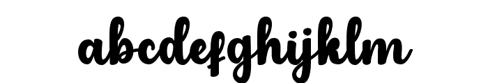 Girly-Regular Font LOWERCASE