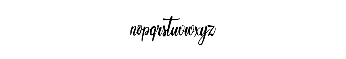 Girly Signature Font LOWERCASE