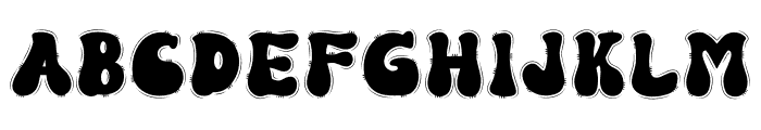 GirlyGhost-1 Font UPPERCASE