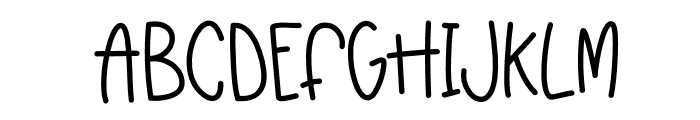 GirlyPop Font UPPERCASE