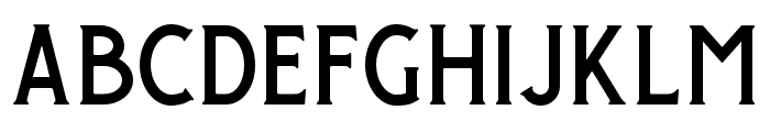 Giroud Regular Font UPPERCASE