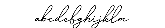 Gisellia Regular Font LOWERCASE