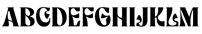 Giselma-Regular Font UPPERCASE