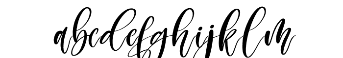 Gishefa Italic Font LOWERCASE