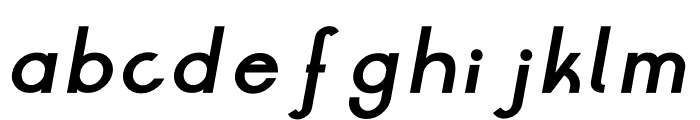 Gislaine Bold Italic Font LOWERCASE