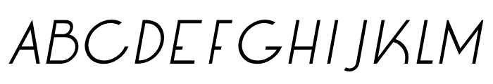 Gislaine Italic Font UPPERCASE
