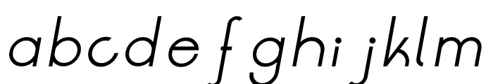 Gislaine Italic Font LOWERCASE