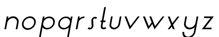 Gislaine Italic Font LOWERCASE
