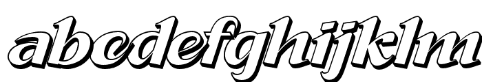 Gitky-ShadowSlant Font LOWERCASE