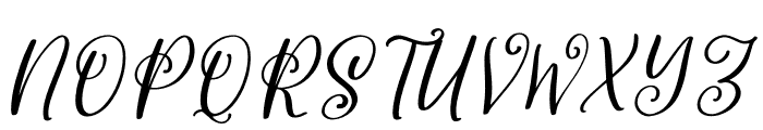 Giuleetta Midelma Italic Font UPPERCASE