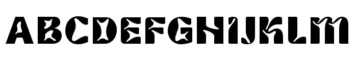 Giuthen-Regular Font UPPERCASE