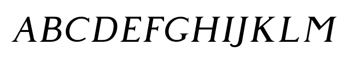 Giveny Italic Font LOWERCASE