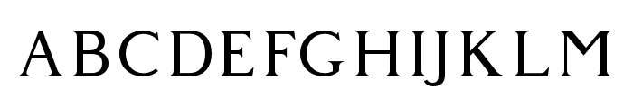 Giveny Regular Font LOWERCASE