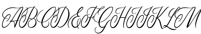 Giverthy-Regular Font UPPERCASE