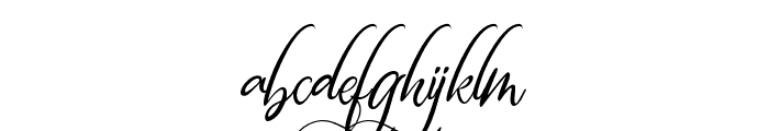 Giverthy-Regular Font LOWERCASE