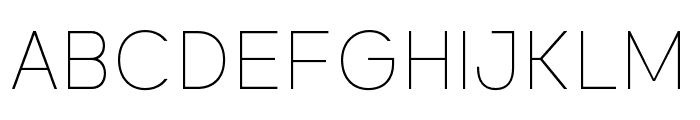 Givonic-Thin Font UPPERCASE