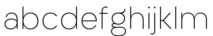 Givonic-Thin Font LOWERCASE