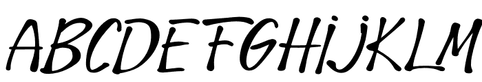 Glaciso Italic Font LOWERCASE