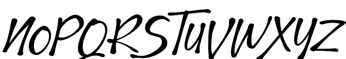 Glaciso Italic Font LOWERCASE