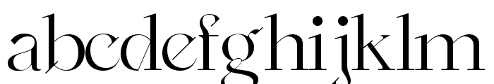 Gladies-Regular Font LOWERCASE