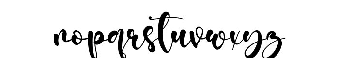 Gladies Wedding Font LOWERCASE