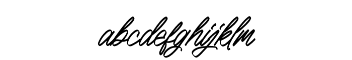 Gladiesky Italic Font LOWERCASE
