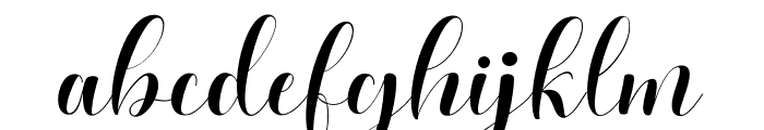 GladiolaScript Font LOWERCASE