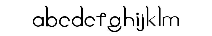 Gladiolus-Regular Font LOWERCASE