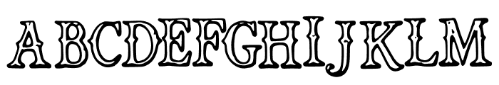 Gladiolus Font UPPERCASE