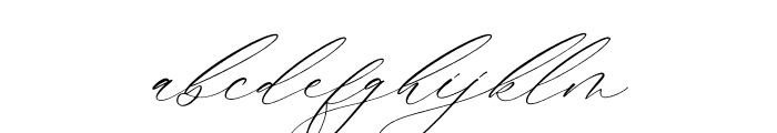 Gladioss Feather Italic Font LOWERCASE