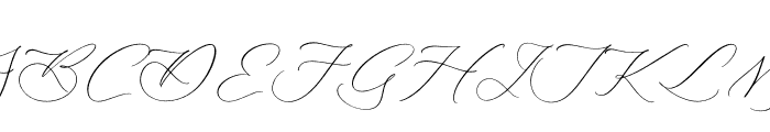 Gladioss Feather Font UPPERCASE