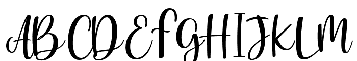 Gladisa-Regular Font UPPERCASE