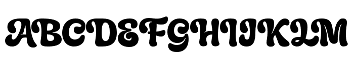 Gladolia-Regular Font UPPERCASE