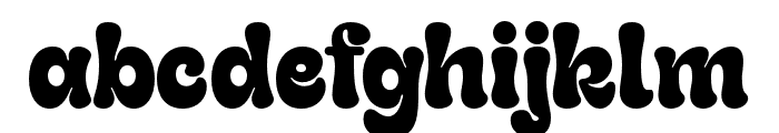 Gladolia-Regular Font LOWERCASE