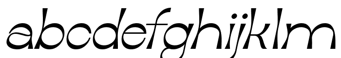 Gladwell Bold Italic Font LOWERCASE