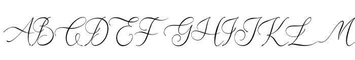 Gladyamor Font UPPERCASE