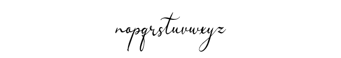 Gladyamor Font LOWERCASE
