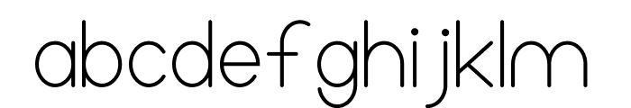 Glamified Font LOWERCASE