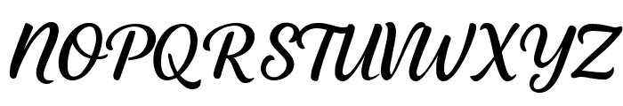 Glamira Script Font UPPERCASE