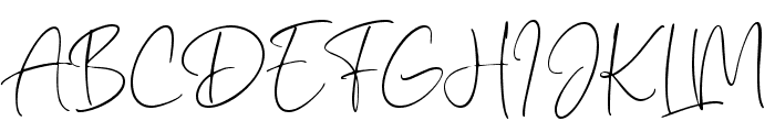 Glamonte Signature  Regular Font UPPERCASE