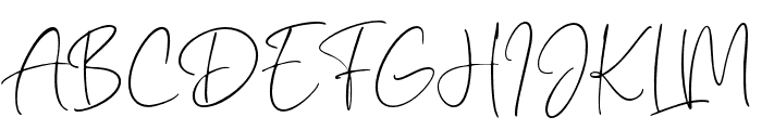GlamonteSignature-Regular Font UPPERCASE